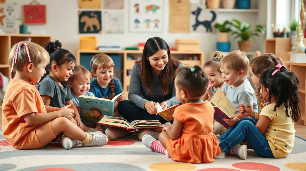 Kindern das Lesen beibringen
