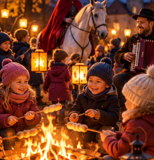 St. Martin Umzug in der Glueckskinderkrippe